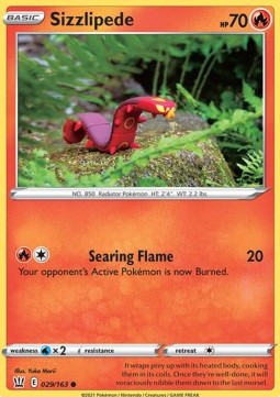 Sizzlipede - Battle Styles (Common) [BST-29]