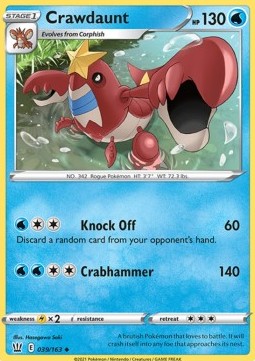 Crawdaunt - Battle Styles (Uncommon) [BST-39]