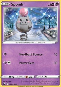 Spoink - Battle Styles (Common) [BST-55]