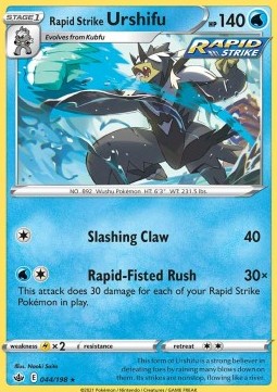 Rapid Strike Urshifu - Chilling Reign (Holo Rare) [CRE-044]