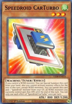Speedroid CarTurbo - Legendary Duelists: Synchro Storm (Common) [LED8-016]