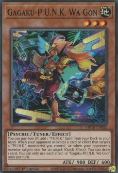 Gagaku-P.U.N.K. Wa Gon - The Grand Creators (Super Rare) [GRCR-002]