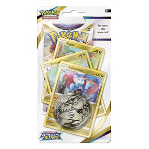 Brilliant Stars: Salamence Premium Checklane Blister - Brilliant Stars