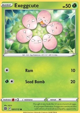 Exeggcute - Brilliant Stars (Common) [BRS-001]