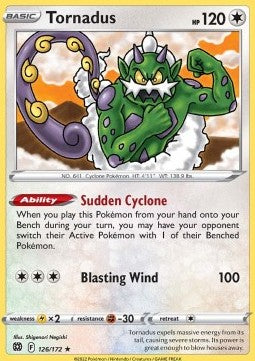 Tornadus - Brilliant Stars (Rare) [BRS-126]
