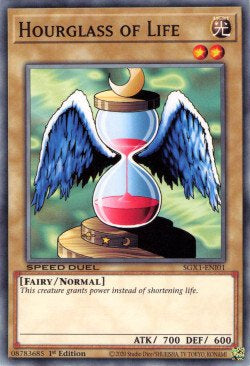Hourglass of Life - Speed Duel GX: Duel Academy Box (Common) [SGX1-I01]