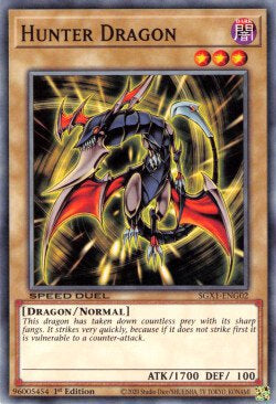 Hunter Dragon - Speed Duel GX: Duel Academy Box (Common) [SGX1-G02]