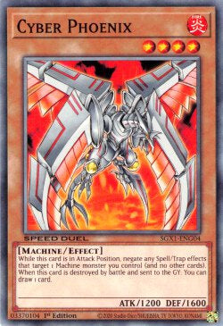Cyber Phoenix - Speed Duel GX: Duel Academy Box (Common) [SGX1-G04]
