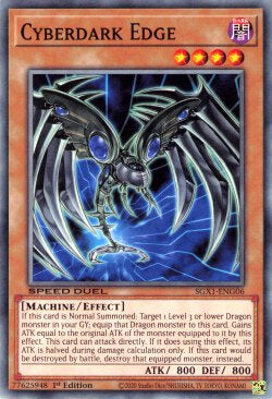 Cyberdark Edge - Speed Duel GX: Duel Academy Box (Common) [SGX1-G06]