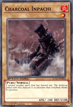 Charcoal Inpachi - Speed Duel GX: Duel Academy Box (Common) [SGX1-H03]