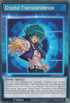 Crystal Transcendence (Skill) - Speed Duel GX: Duel Academy Box (Common) [SGX1-S06]