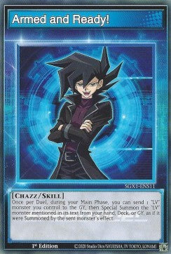 Armed and Ready! (Skill) - Speed Duel GX: Duel Academy Box (Common) [SGX1-S11]