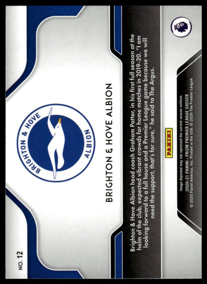 2020-21 Panini Prizm Premier League #12 Brighton & Hove Albion Ambiance