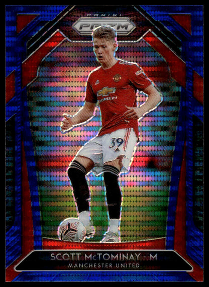 2020-21 Panini Prizm Premier League #7 Scott McTominay Blue Pulsar Prizm