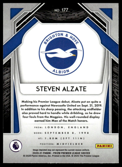 2020-21 Panini Prizm Premier League #177 Steven Alzate