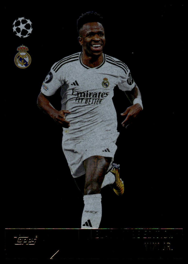 2024-25 Topps Match Attax #BE5 Vini Jr. Black Edge Edition
