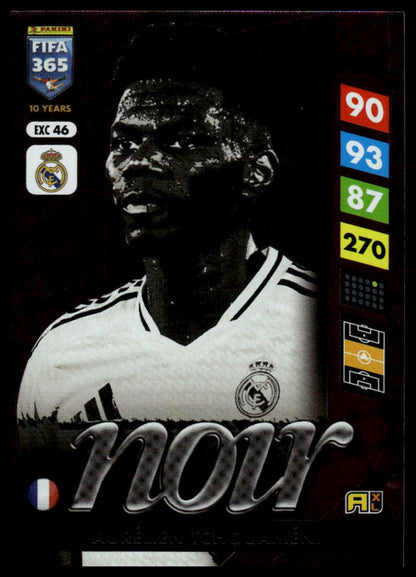 2025 Panini Adrenalyn XL FIFA 365 #EXC46 Aurélien Tchouaméni Excellence Box