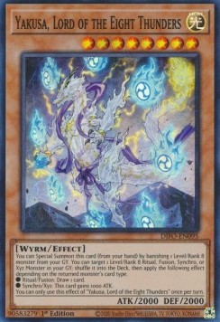 Yakusa, Lord of the Eight Thunders - Dimension Force (Super Rare) [DIFO-095]