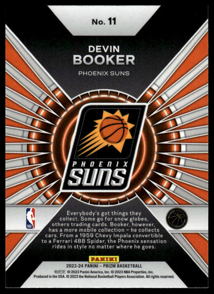 2023-24 Panini Prizm #11 Devin Booker Dominance