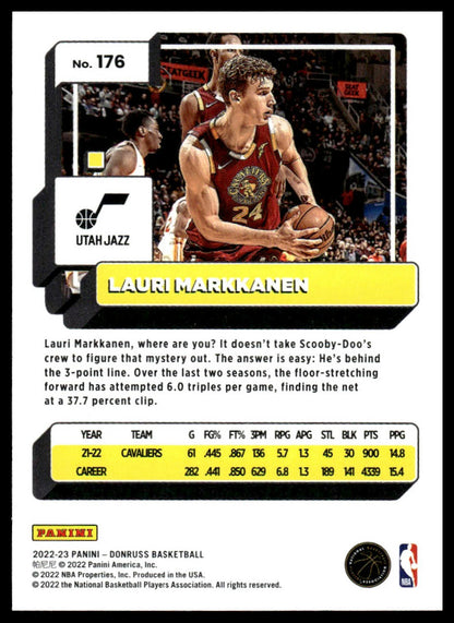 2022-23 Donruss #176 Lauri Markkanen
