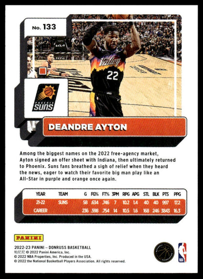 2022-23 Donruss #133 Deandre Ayton