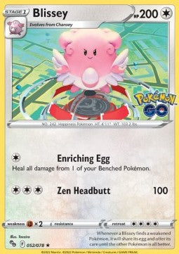 Blissey - Pokémon GO (Holo Rare) [PGO-052]