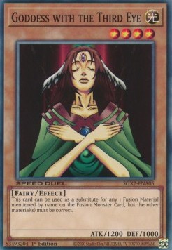 Goddess with the Third Eye - Speed Duel GX: Midterm Paradox (Common) [SGX2-A05]