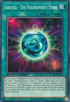 Sabatiel - The Philosopher's Stone - Speed Duel GX: Midterm Paradox (Common) [SGX2-A17]