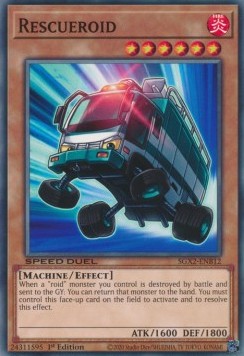 Rescueroid - Speed Duel GX: Midterm Paradox (Common) [SGX2-B12]