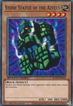 Stone Statue of the Aztecs - Speed Duel GX: Midterm Paradox (Common) [SGX2-D10]