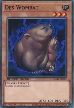 Des Wombat - Speed Duel GX: Midterm Paradox (Common) [SGX2-E03]