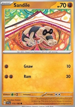 Sandile - Scarlet & Violet (Common) [SVI-115]