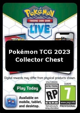Live Code Card (Pokémon TCG 2023 Collector Chest) - Scarlet & Violet Products (Online Code Card)