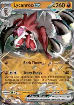 Lycanroc ex - Paldea Evolved (Double Rare) [PAL-117]