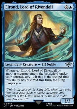 Elrond, Lord of Rivendell - The Lord of the Rings: Tales of Middle-earth (Uncommon) [LTR-49]