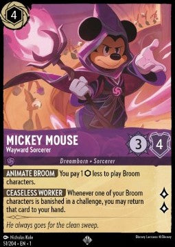 Mickey Mouse - Wayward Sorcerer (V.1) - The First Chapter (Super Rare) [1TFC-51]