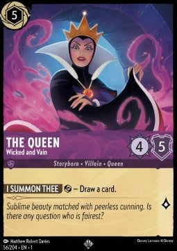 The Queen - Wicked and Vain - The First Chapter (Super Rare) [1TFC-56]
