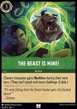 The Beast Is Mine! - The First Chapter (Uncommon) [1TFC-99]