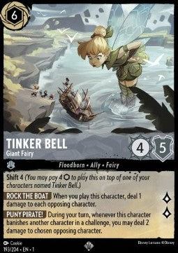 Tinker Bell - Giant Fairy (V.1) - The First Chapter (Super Rare) [1TFC-193]