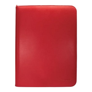 Ultra-Pro Vivid Zippered 9-Pocket PRO-Binder (Red)