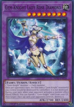 Gem-Knight Lady Rose Diamond - 25th Anniversary Tin: Dueling Heroes Mega Pack (Common) [MP23-134]