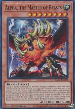 Alpha, the Master of Beasts (V.1 - Super Rare) - 25th Anniversary Rarity Collection (Super Rare) [RA01-022]