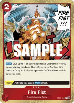 Fire Fist (OP05-019) - Awakening of the New Era (Rare) [OP05-019]
