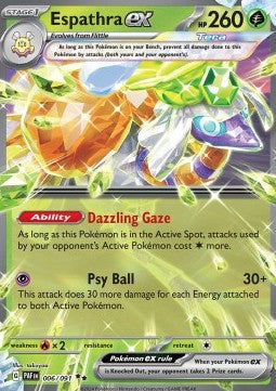Espathra ex - Paldean Fates (Double Rare) [PAF-006]