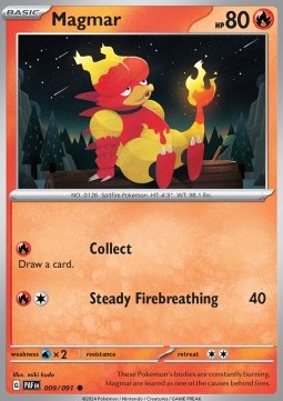 Magmar - Paldean Fates (Common) [PAF-009]