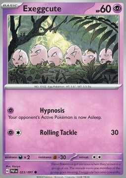 Exeggcute - Paldean Fates (Common) [PAF-023]