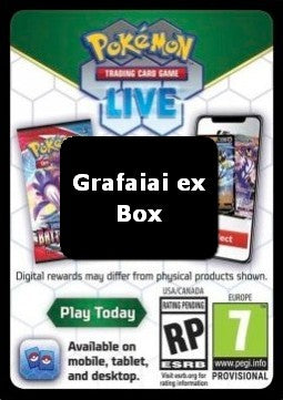 Live Code Card (Grafaiai ex Box) - Scarlet & Violet Products (Online Code Card)
