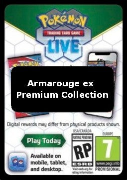 Live Code Card (Armarouge ex Premium Collection) - Scarlet & Violet Products (Online Code Card)