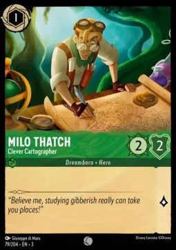 Milo Thatch - Clever Cartographer - Into the Inklands (Common) [3INK-79]