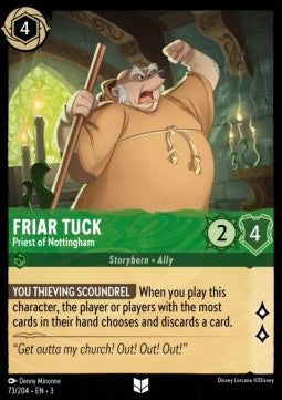 Friar Tuck - Priest of Nottingham - Into the Inklands (Uncommon) [3INK-73]
